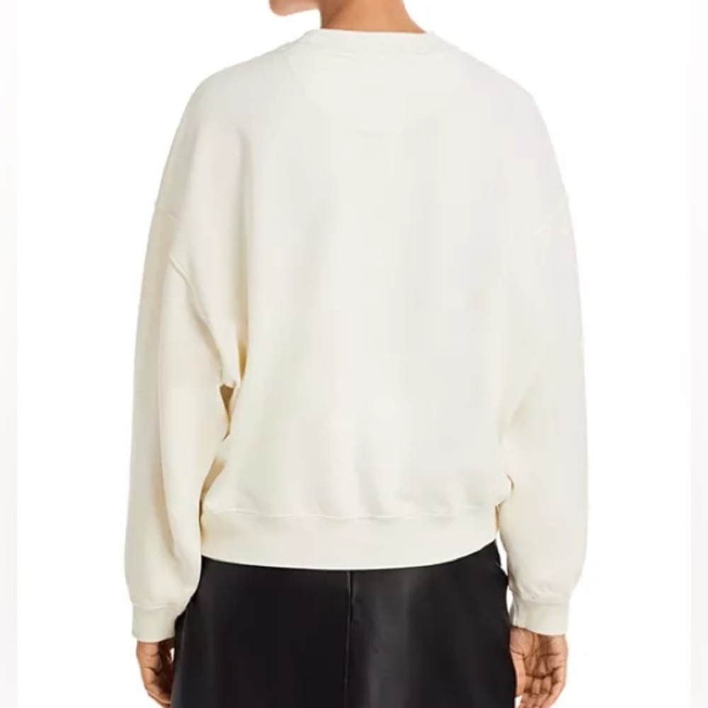 Anine Bing Jaci Rio de Janeiro Graphic Sweatshirt in White - Picture 2 of 8